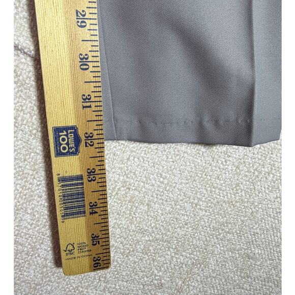 Peter Millar Men’s 34x32 Gray Flat Front Performance Dress Golf Pants Slacks - Picture 6 of 9